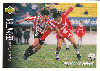 Cristian Gaston Zermatten Argentinos Juniors 1995 Upper Deck Futbol Argentina #106
